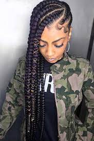 Jumbo lemonade braids | jumbo feed in braids. Lemonade Braids That Make Your Hair Style Even Sweeter