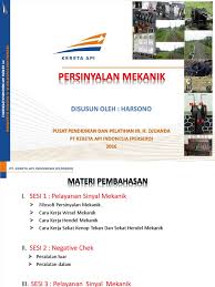 Banyak sekali pekerjaan di dunia it. Persinyalan Mekanik