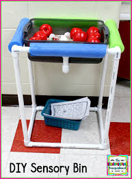 a kindergarten smorgasboard diy pvc pipe sensory bin