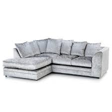 Zinc Corner Sofa Castleton Home Colour Silver Orientation Left Facing Samt Ecksofa Ecksofa