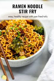 Quick Easy Ramen Noodle Stir Fry Recipe Yummy Noodles Vegan Dinner Recipes Easy Ramen