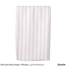 Black And White Striped Kitchen Towels Pink And White Stripes Kitchen Towel Zazzle Com Pink And White Stripes White Stripe Stripes Design