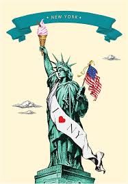 Eleanor Stuart New York Art Print, wood, Green : Amazon.co.uk: Home &  Kitchen