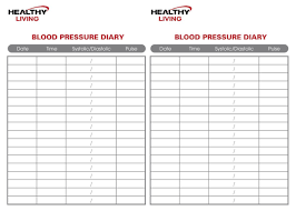30 Blood Pressure Chart Template Simple Template Design