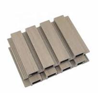 China Factory Direct Sale Cheap Price Fully Capped Co-extrusion Wpc Wall  Cladding Fluted Panel Exterior Interior 219*26mm