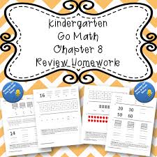 Kindergarten Go Math Chapter 8 Review Homework In 2020 Go Math Math Review Homework