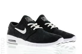 Black And White Nike Slip Ons 631303 010 Black White Nike Stefan Janoski Max Titolo Https Www Pinterest Com Jeppejunker