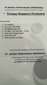 Check spelling or type a new query. Disnaker Kendal Loker Kayu Lapis Kaliwungu Monggo Facebook