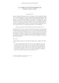Bachelor of engineering in computer science. Pdf Curriculum Development In Science Education