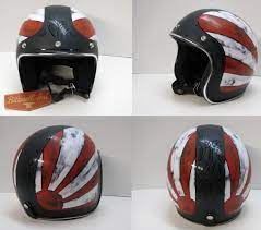 Distressed Lids Vintage Helmet Motorcycle Helmets Vintage Motorcycle Helmet Design