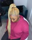 JUMBO BRAID GODDESS PONYTAIL | Natural Hair