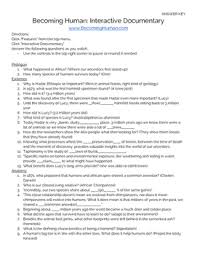 Becoming Human Questions By A Little Of This And A Little Of That