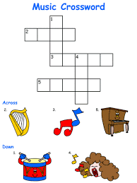 Return to word games home from latest crossword puzzle answers. Music Crossword Puzzles