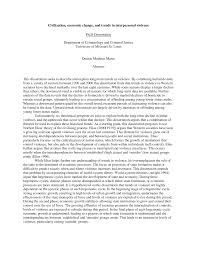 Civilization, economic change, and trends in interpersonal violence Ph.D  Dissertation Department of Criminology and Criminal Jus