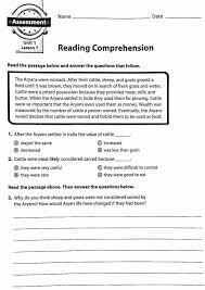 This massive section contains nearly 400 informational text printable reading comprehension passages and parents and teachers: Stunning Free Second Grade Reading Comprehension Worksheets Samsfriedchickenanddonuts