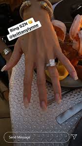 Not only does mahomes have a steady position among a great nfl team, but he is also one of the youngest starters in the entire league! Nfl Star Patrick Mahomes Announces Engagement To High School Sweetheart Brittany Matthews And The Ring Is Stunning Abc News