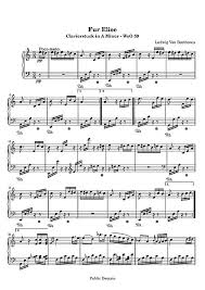 Playing the guitar is a great hobby and being able to start a collection of guitar sheet music of your favorite songs is easy as. Fur Elise Original Version Free Sheet Music Sheet Music Music Notes