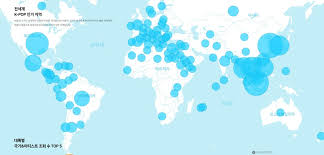 Map Showing K Pop S Popularity By Global Region Released Korea Net The Official Website Of The Republic Of Korea