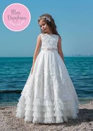Birthday Dresses For Teens Birthday Dresses Ivory White Sleeveless Wedding Party Dress For Girls First Communion Dresses Wedding Party Dresses Flower Girl Dress Lace