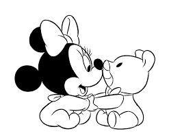 Baby Minnie Minnie Mouse Coloring Pages Baby Coloring Pages Disney Coloring Pages