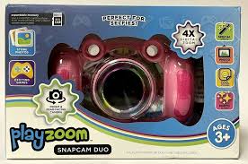 PlayZoom Snapcam Duo- Kids Digital Camera - Fuchsia Pink With Unicorns |  eBay
