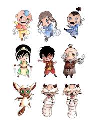 Aang, katara, stand in the doorway, and prepare for the painting of a lifetime. aang and katara looked at each other grimacing, but followed his command. Avatar The Last Airbender Chibi Novocom Top