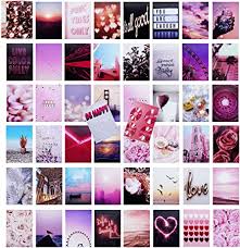 Tons of awesome aesthetic collage wallpapers to download for free. Amazon Com Photo Collage Kit For Wall Aesthetic 55 4x6 Poster Set 12 3d Butterfly Stickers Cute Wall Art For Girls Bedroom Decor Dorm Decor And Vintage Decor Rose Gold For Teens