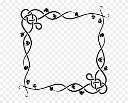 Icons or vectors of black and white floral border. Free Certificate Borders For Word Simple Flower Border Black And White Clipart 84081 Pikpng