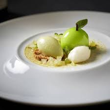 One of the world's best patisseries. Fall Is Coming Green Apple Terragon Ginger By Pastry Chef Evanjsheridan At Sixteenchicago Do You Like Fine Dining Follow Genuss Dessert