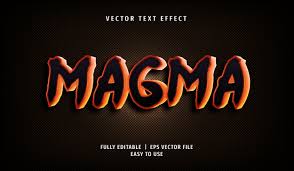 Download Text Effect Magma Text Style Graphic By Arroyan Art Creative Fabrica SVG Cut Files