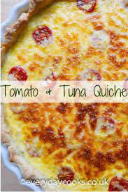 Tuna And Tomato Quiche Recipe Quiche Recipes Canned Tuna Recipes Tuna Quiche