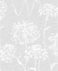 Advantage 20 5 Dandelion Wallpaper Grey Dandelion Wallpaper Brewster Wallpaper