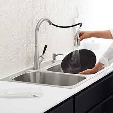 kohler stainless steel sink and faucet