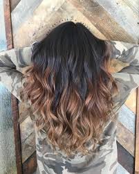 While a solid jet black mane is sexy, adding some color is a chic #20: 21 Stunning Examples Of Caramel Balayage Highlights For 2020