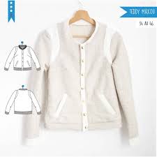 Codes promo, ventes flash, livraison offerte, trouvez le produit de vos rêves à prix réduit ! Patron Femme Blouson Teddy Maxou 34 46