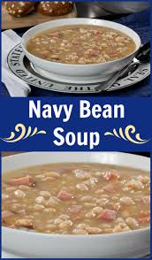 Navy Bean Soup Recipe Ham And Bean Soup Soup Beans Soup Recipes