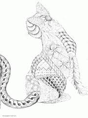 Terry vine / getty images these free santa coloring pages will help keep the kids busy as you shop,. 100 Animal Coloring Pages For Adults Difficult