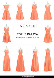 Azazie Is The Online Destination For Special Occasion Dresses Our Online Boutiqu Papaya Bridesmaid Dresses Watermelon Bridesmaid Dress Bridesmaid Dress Colors