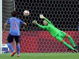 The canadian women's national team will vie for a medal in tokyo 2020, thanks in large part to a brilliant performance from its netminder. Video Canada S Steph Labbe Makes Heroic Pk Save Despite Tears Injury