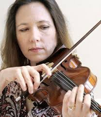 Violinist makes beautiful music