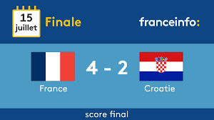 C'est le score du match à la fin des prolongations qui est pris en compte. Franceinfo On Twitter Coupe Du Monde 2018 Cm2018 Le Bijou De Mbappe La Boulette De Lloris Le Retour De La Var Ce Qu Il Faut Retenir De La Finale Remportee Par Les