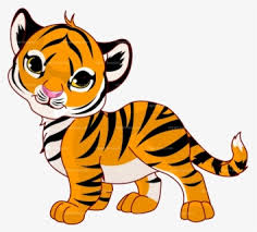 Does this image come with a transparent background? Free Cute Tiger Clip Art With No Background Clipartkey