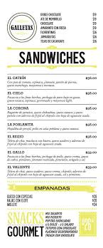 Jhon R Cano Asesor De Restaurantes Cafeteria Menu Cielito Querido Cartas De Menu