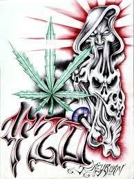 Badass 420 Drawings Google Search Leaf Drawing Tattoo Design Drawings Chicano Drawings