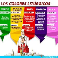 Infografia Conoce El Significado De Los Colores Liturgicos Churchpop Educacion Religiosa Catolica Colores Liturgicos Educacion Religiosa