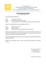 Contoh surat pernyataan melamar di bank bri. Contoh Surat Keterangan Kerja Untuk Pengajuan Kpr Di Bank Loker Jakarta Blog