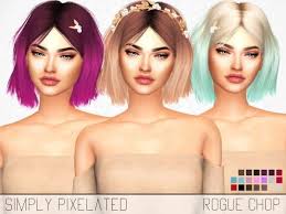 All the custom content (cc) here are made by me. Alpha Hair Sims 4