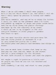 Mary Elizabeth Frye Do Not Stand At My Grave And Weep Analysis Warning Jenny Joseph This Is How Ill Act When I Am Old Light Words Words Me As A Girlfriend