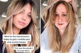 Girl Mortified After Hairdresser Leaves Her With Horrific Fringe Fail Which  Looks Nothing Like What She Asked For | The Us Sun