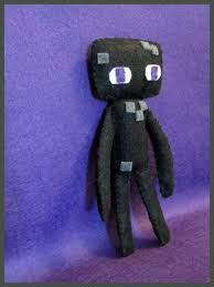 Last one / 4 sold. Enderman Plush Inspired By Minecraft Unofficial Felt Plushie Minecraft Toys Minecraft Crafts